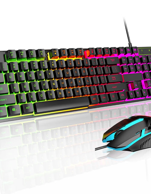 Load image into Gallery viewer, Wired Gaming Keyboard with RGB Backlight, Black
