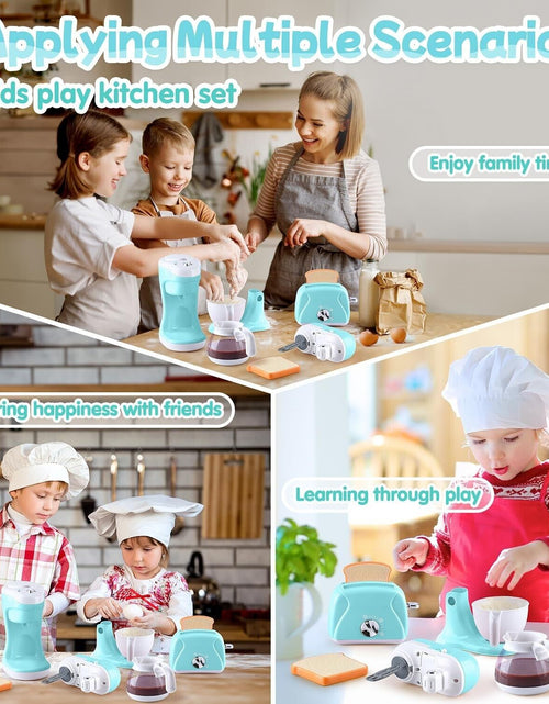 Load image into Gallery viewer, Kitchen Appliances Toys, Kids Play Kitchen Accessories Set, Pretend Kitchen T...

