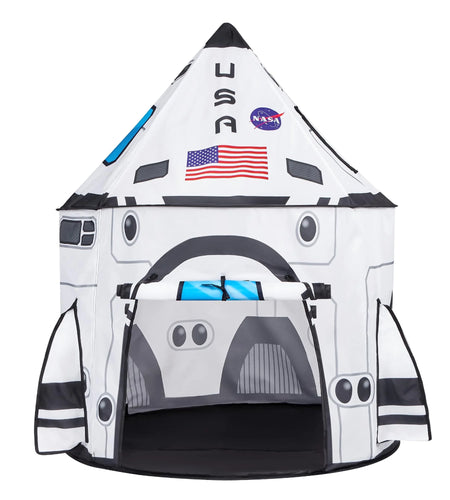 Rocket Ship Play Tent Pop up Play Tent Kids Indoor Outdoor Spaceship Playhouse Tent Set