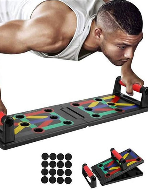 Load image into Gallery viewer, 9 in 1 Push up Rack Board System Fitness Workout Train Gym Exercise
