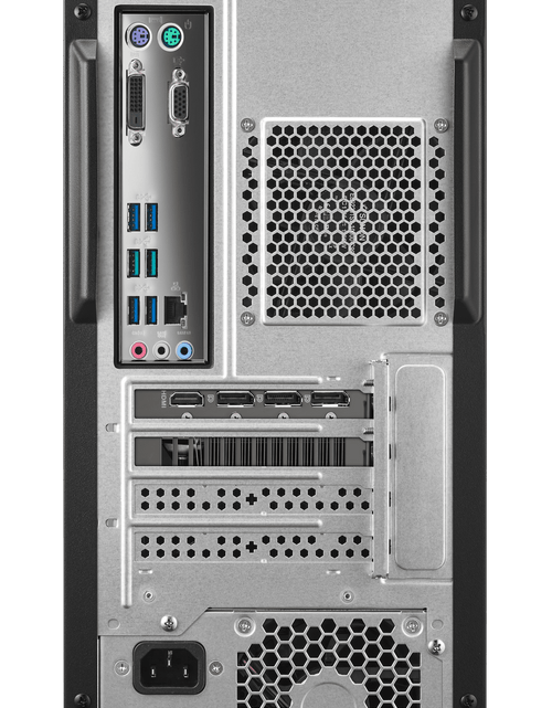 Load image into Gallery viewer, ROG R7 RTX 3060 Desktop; AMD Ryzen 7 5700G, NVIDIA Geforce RTX 3060, 16GB RAM, 1TB HDD + 256GB SSD, Gray, Windows 10 Home, Gray, G10DK-WB764
