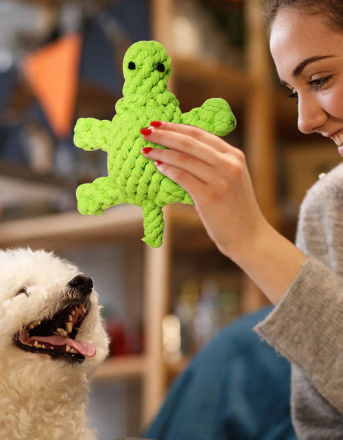 Load image into Gallery viewer, Pet Cotton Rope Toy Small Turtle Molars Boredom Dog Toy Pet Toy
