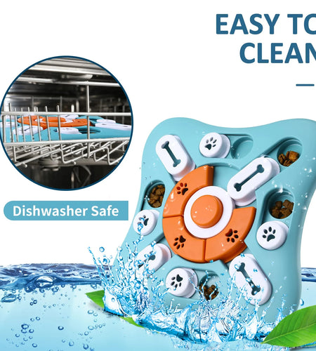 Dog Puzzle Toys, Treat Dispensing Dog Enrichment Toys for IQ Training and Brain Stimulation, Interactive Mentally Stimulating Toys as Gifts for Puppies, Cats, Dogs