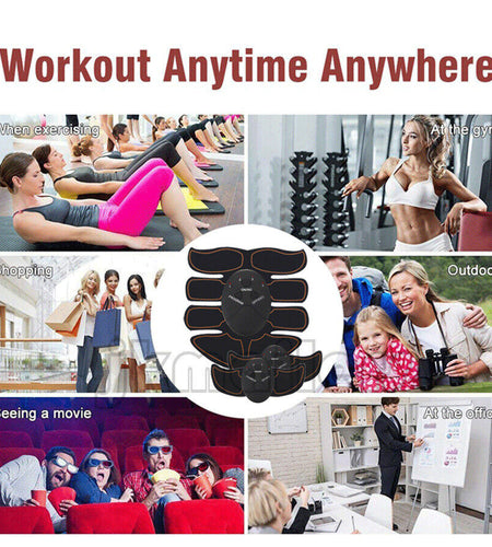 Electric Muscle Toner Machine ABS Toning Belt Simulation Fat Burner Belly Shaper