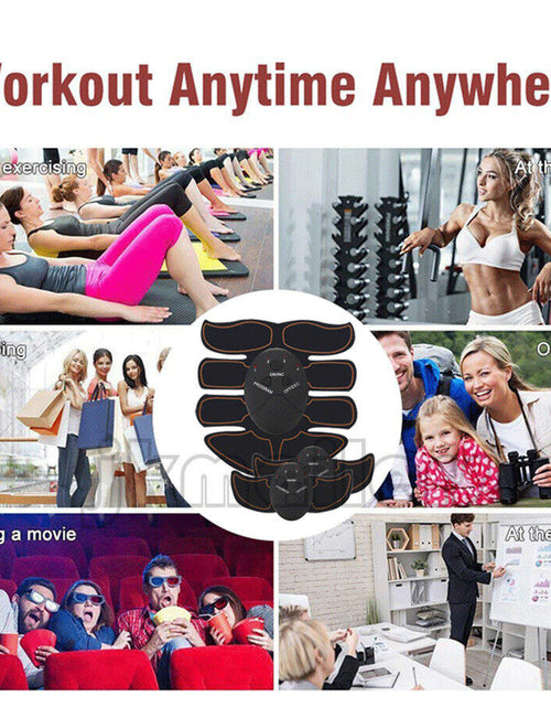 Load image into Gallery viewer, Electric Muscle Toner Machine ABS Toning Belt Simulation Fat Burner Belly Shaper
