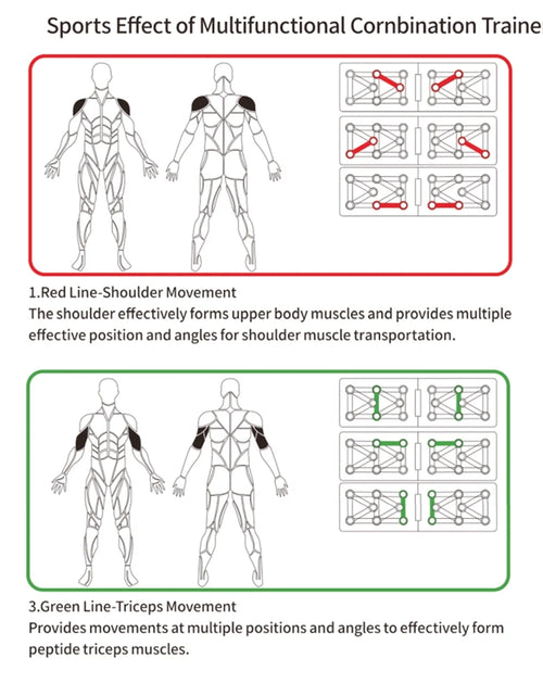 Load image into Gallery viewer, 9 in 1 Push up Rack Board System Fitness Workout Train Gym Exercise
