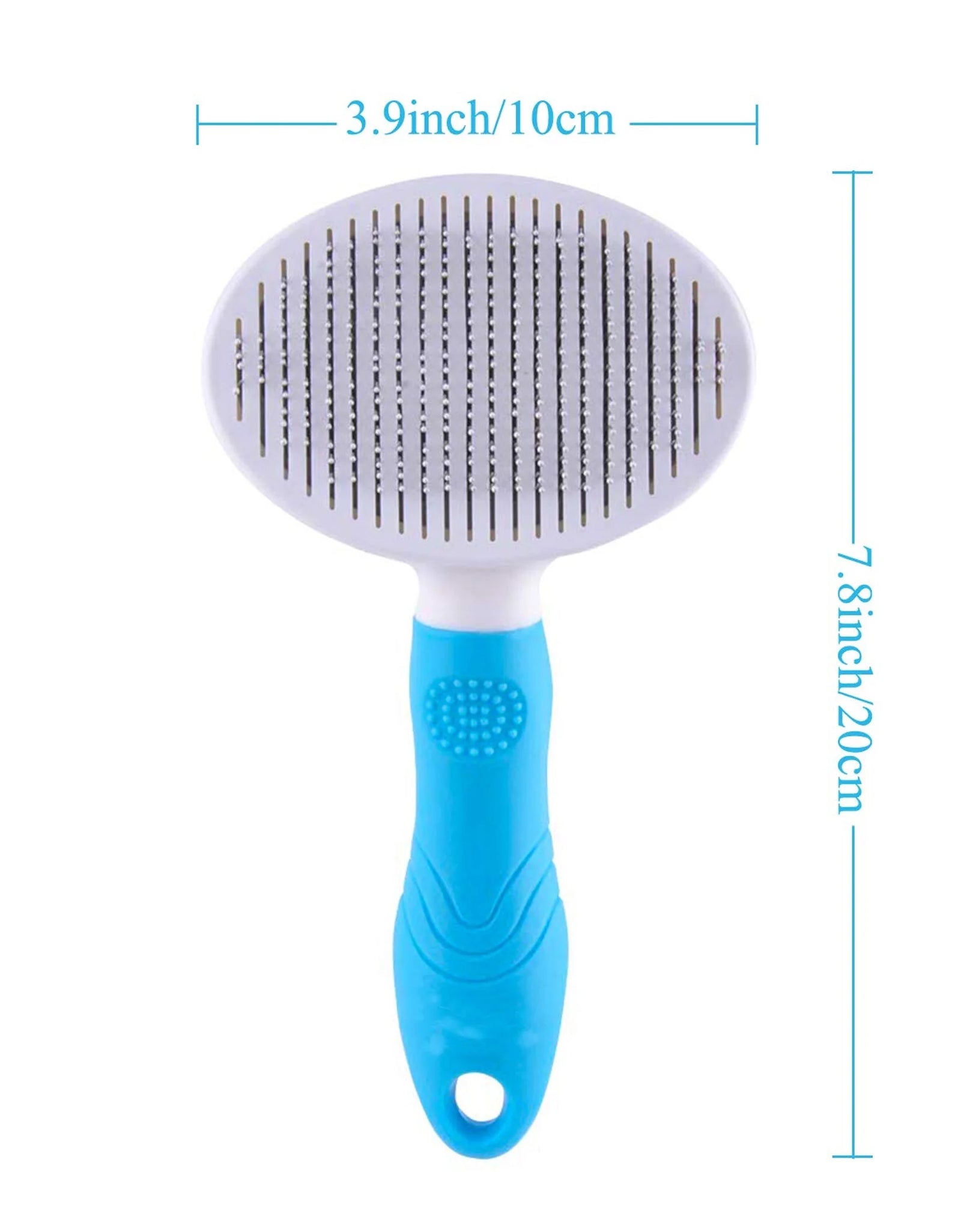 Cat and Dog Brush, Self Cleaning Deshedding Tool for Undercoat, Mats, Knots, Flakes - All Hair Lengths