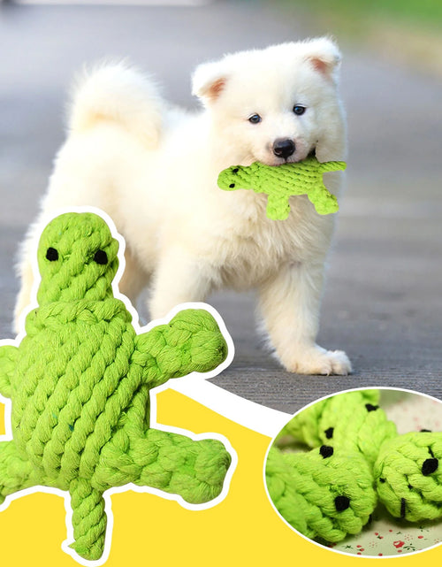 Load image into Gallery viewer, Pet Cotton Rope Toy Small Turtle Molars Boredom Dog Toy Pet Toy
