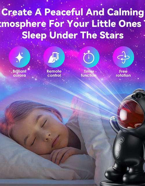 Load image into Gallery viewer, Star Projectors, Galaxy Projector Light for Bedroom ,Timer Remote Ceiling Lamp Night Light for Kids Black
