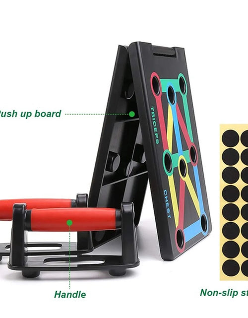 Load image into Gallery viewer, 9 in 1 Push up Rack Board System Fitness Workout Train Gym Exercise
