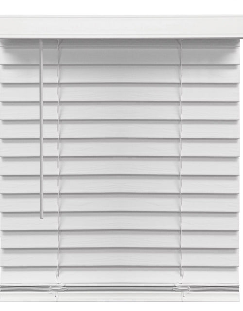 Load image into Gallery viewer, 2&quot; Cordless Faux Wood Blinds, White
