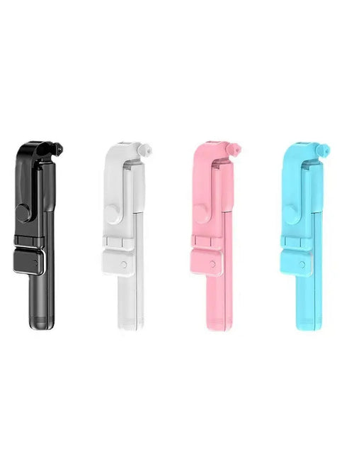 Load image into Gallery viewer, Selfie Stick Tripod with Light, 27&#39;&#39; Selfie Stick with Wireless Remote, Portable Phone Tripod Compatible with Iphone 15 Pro Max/15/14 /13, Samsung Android Smartphone
