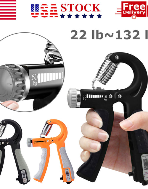Load image into Gallery viewer, Hand Grip Strength Power Trainer Gripper Strengthener Adjustable Gym Exerciser
