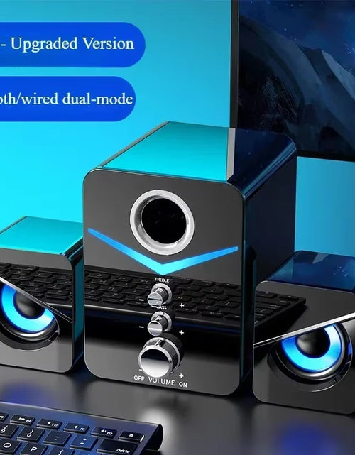 Load image into Gallery viewer, SADA Computer Speaker Home Desktop Computer Laptop Universal Small Speaker Wired Desktop Subwoofer Speaker

