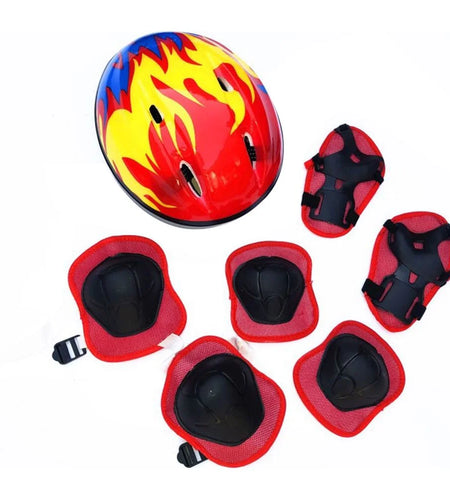 Adjustable Kids Bike Helmet and Knee Pads Elbow Pads Wrist Guards Kids Protective Gear Set for Girls Boys Toddlers Child Bike Roller Skating Cycling Scooter