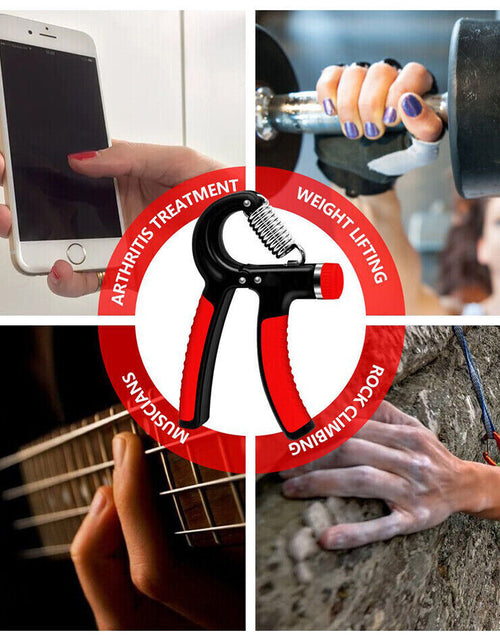 Load image into Gallery viewer, Hand Grip Strength Power Trainer Gripper Strengthener Adjustable Gym Exerciser
