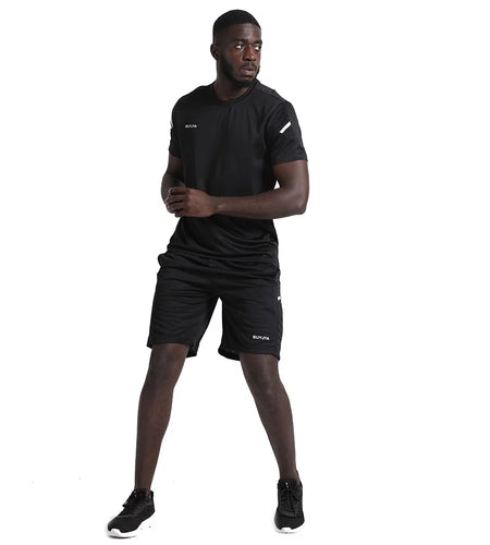 3Pack Men'S Workout Set Gym Clothes Active Shorts Shirt Set for Running Basketball Football and Daily Life,Size S-3XL